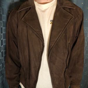 Vintage Brown Leather Jacket